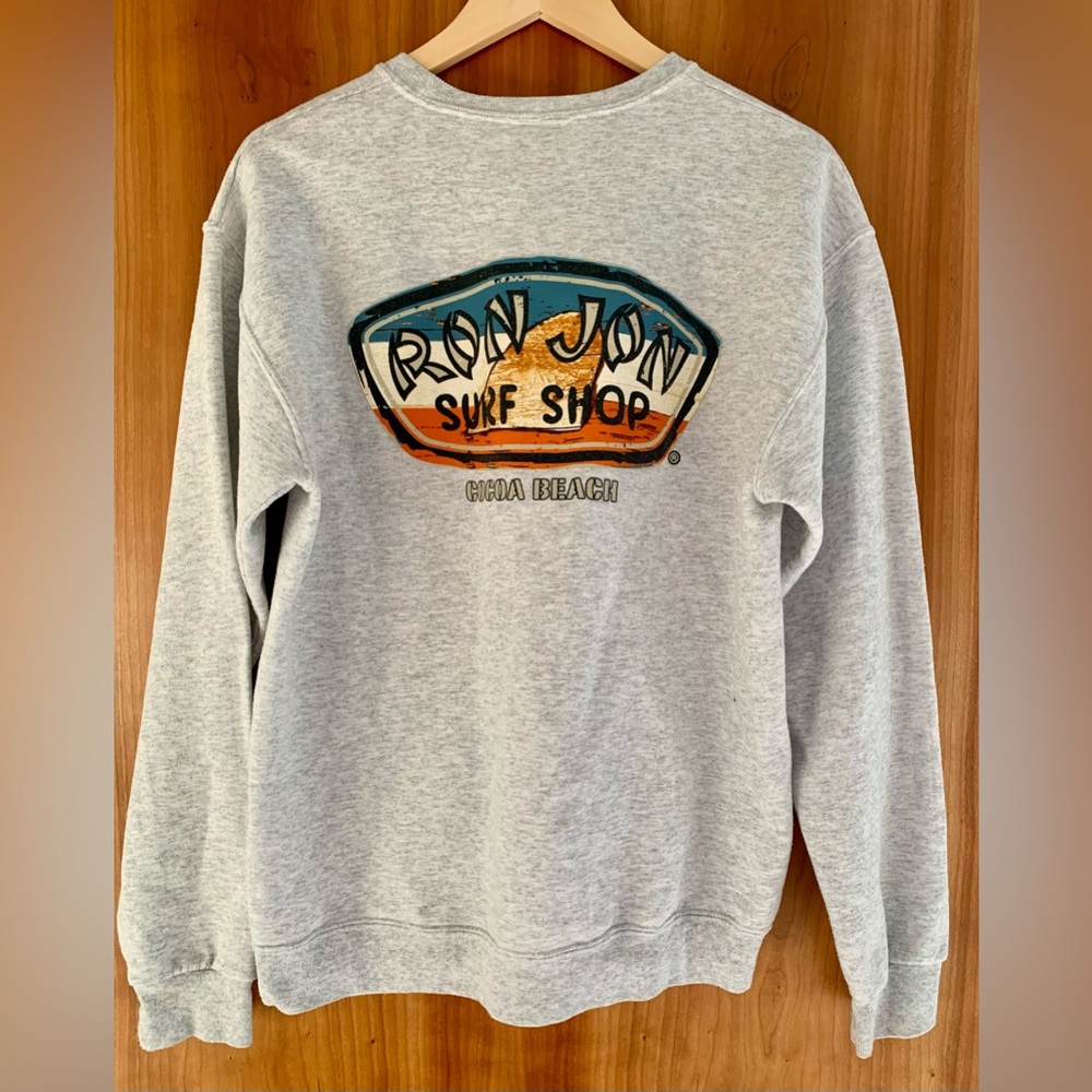 Ron Jon - Cocoa Beach crew neck sweatshirt - Gray (M)